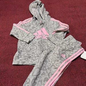 Adidas girls matching set